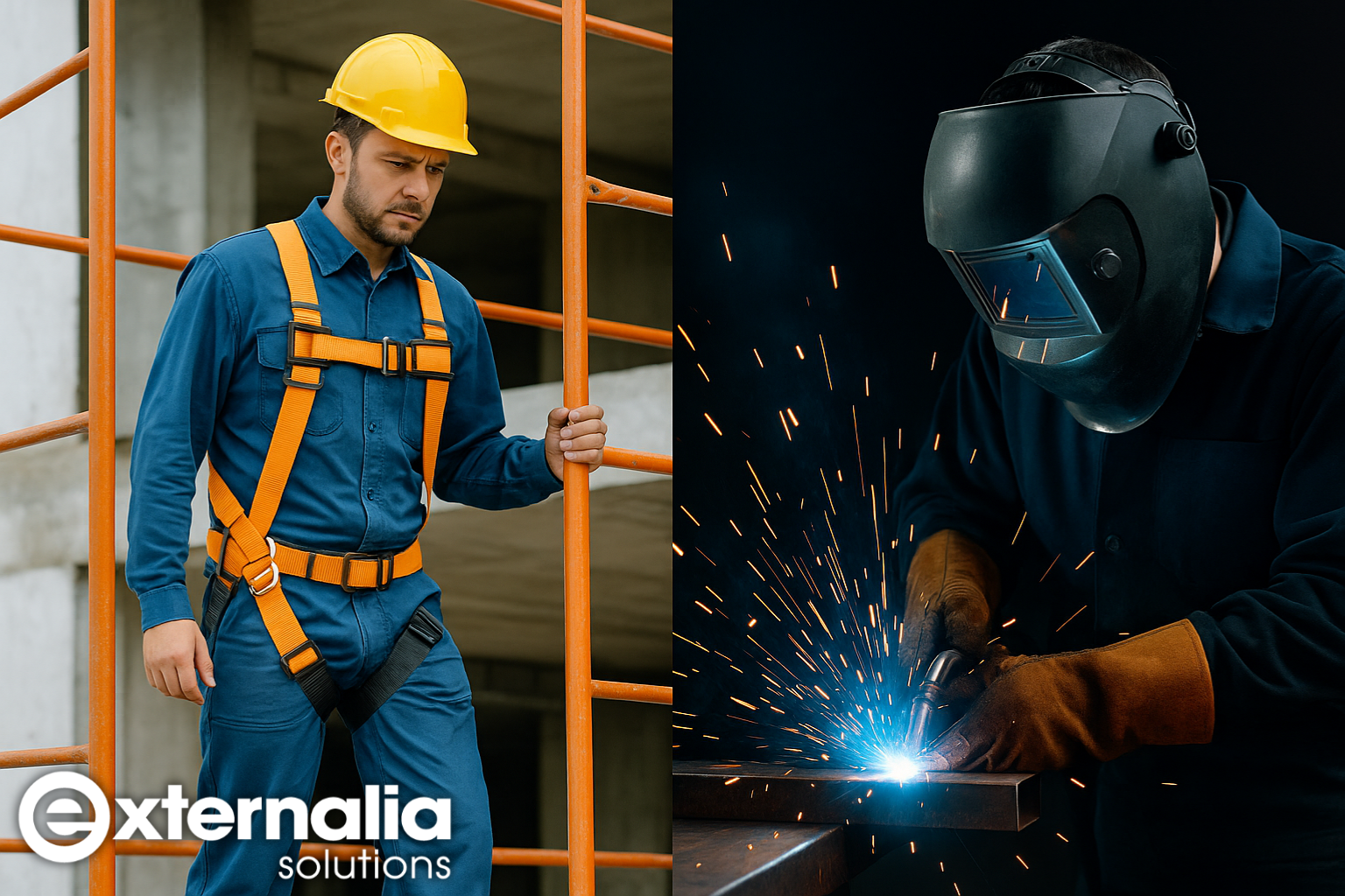 Riesgos de seguridad en metal y construcción