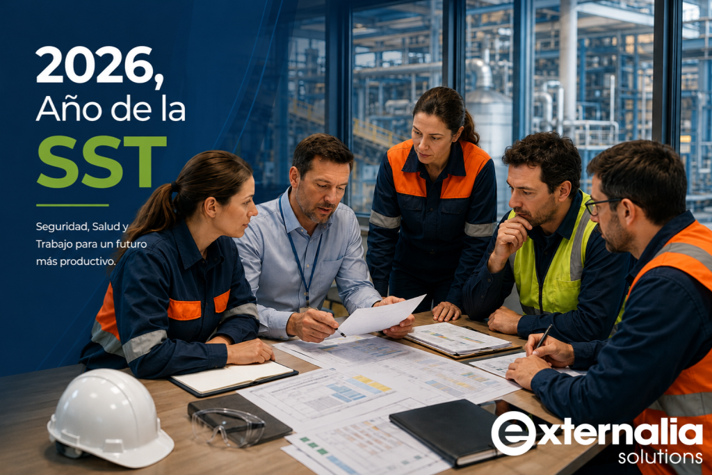 2026 Año de la Seguridad y Salud en el Trabajo — 30 aniversario Ley 31/1995 — software CAE Externalia Solutions