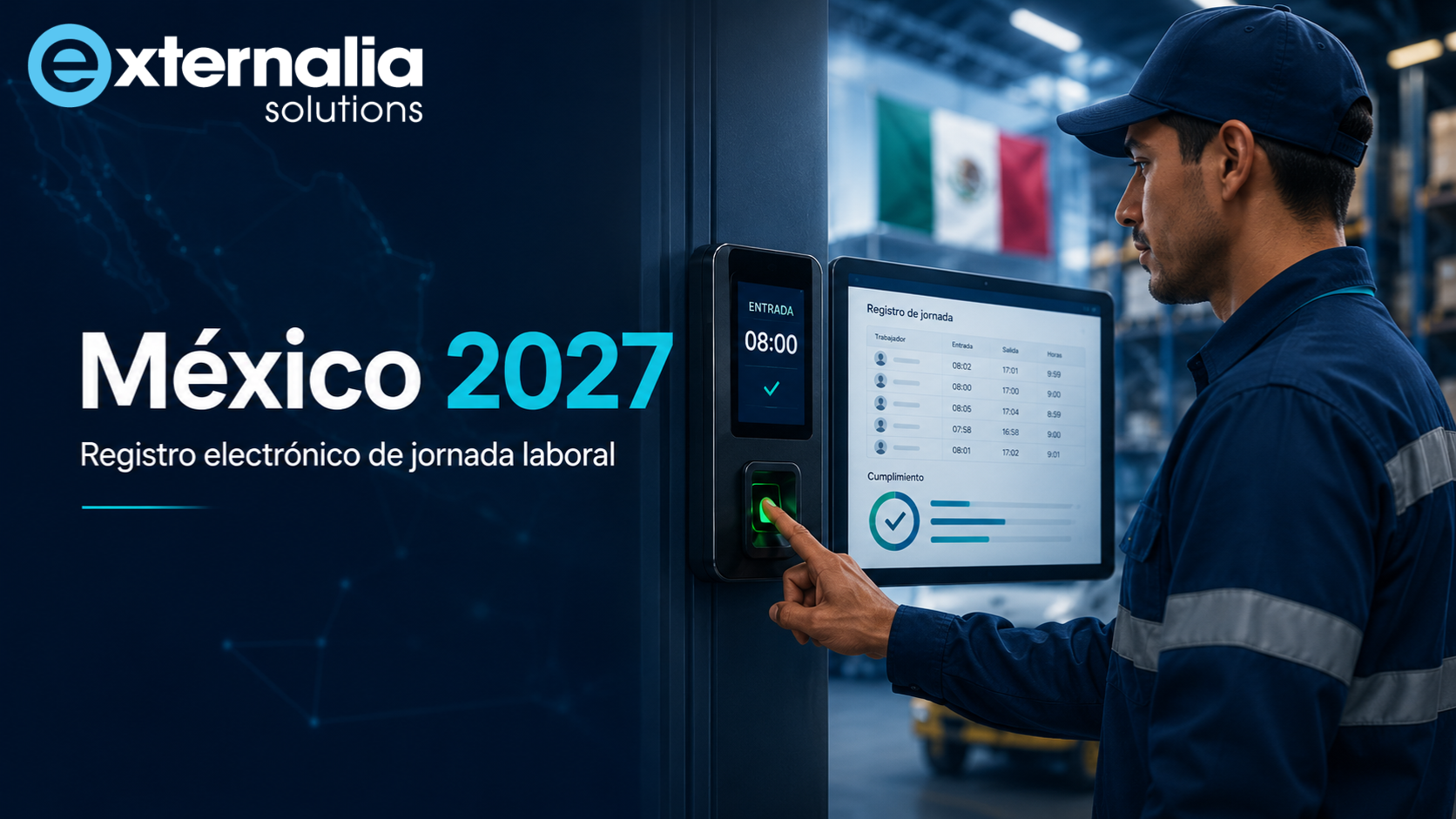registro electrónico jornada laboral México reforma 2027 eGestiona